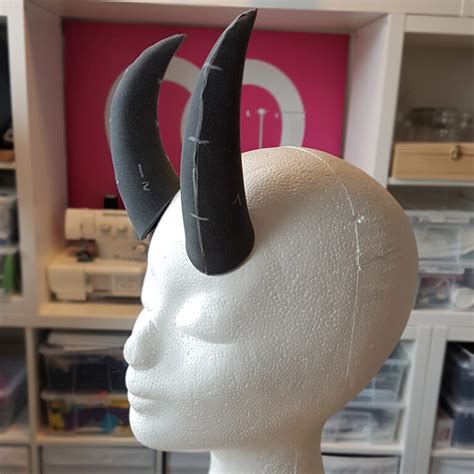 Demon Horn Pattern 2 Sizes Pretzl Cosplay