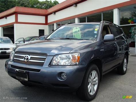 2007 Bluestone Metallic Toyota Highlander Hybrid 4wd 32098218