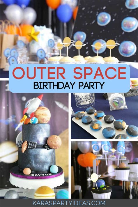 Kara's Party Ideas Outer Space Birthday Party | Kara's Party Ideas