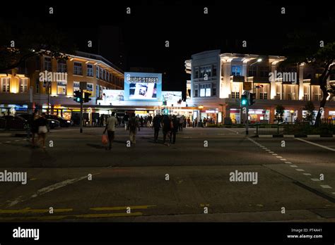 Bugis at night, Singapore Stock Photo - Alamy