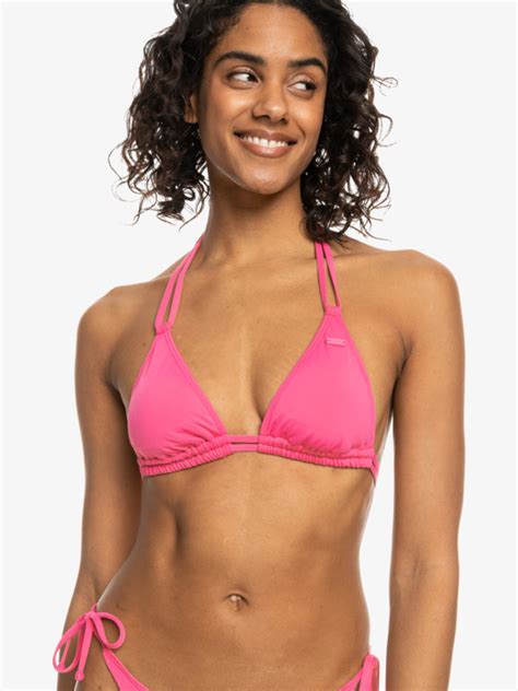 Beach Classics Tiki Tri Bikini Top For Women Roxy