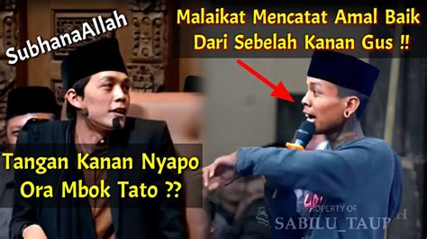 Subhanaallah Gus Iqdam Salut Dengan Pria Bertato Ini Youtube