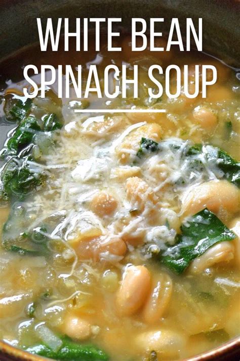 Easy White Bean And Spinach Soup Recipe