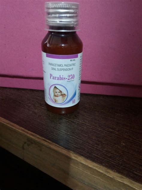 Parabis 250 Paracetamol 250 Mg Oral Suspension Packaging Type Bottle