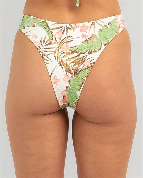 Shop Rip Curl La Quinta Skimpy Bikini Bottom In Off White Fast