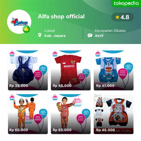 Toko Alfa Shop Official Online Produk Lengkap Harga Terbaik Tokopedia