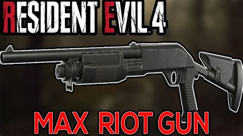 Resident Evil 4 Remake Maxed Out Riot Gun Showcase On Professional