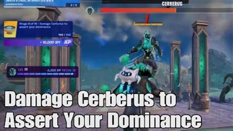 How To Easily Damage Cerberus To Assert Your Dominance Fortnite