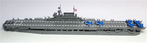 USS Enterprise CV 6 Big E LEGO Model 1 200 Scale Lego Models Lego