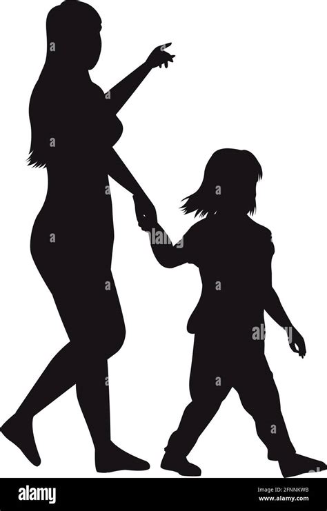 Mother And Daughter Stock Vector Image And Art Alamy