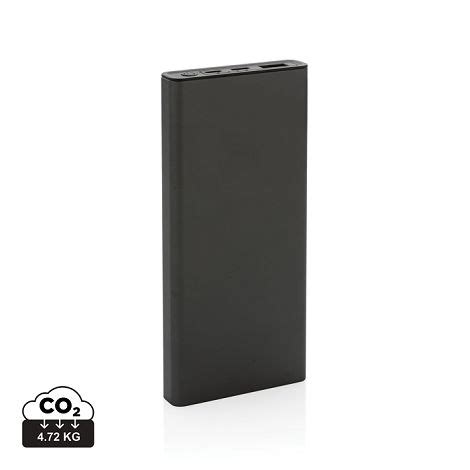 Powerbank Mah Et W En Aluminium Recycl Terra Rcs Fiachna