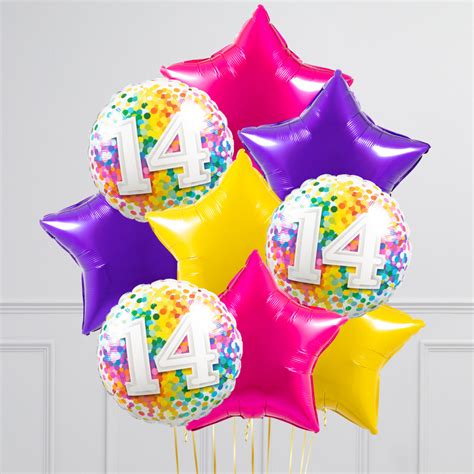 14th Birthday Balloons