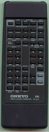 ONKYO 24140237 RC 237S Genuine OEM Original Remote