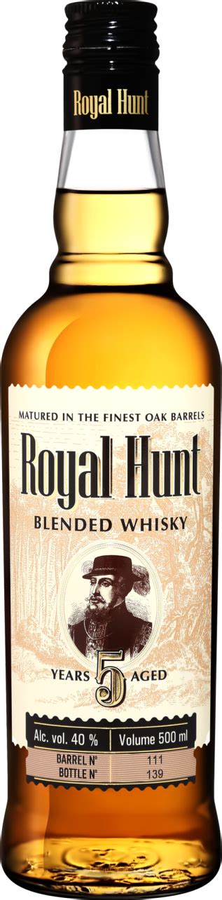 Виски Роял Хант купажированный 40% 0,5л (Россия) купить и получить в ...