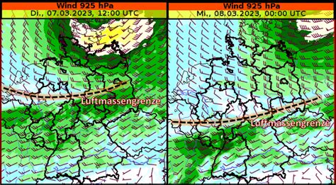 Spannende Wetterwoche Mit Markanter Luftmassengrenze Und Gr Eren