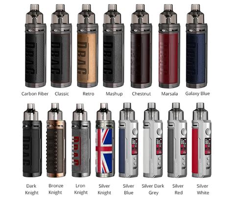 Voopoo Drag X Kit W Ml Mod Pod Kit With Single Battery