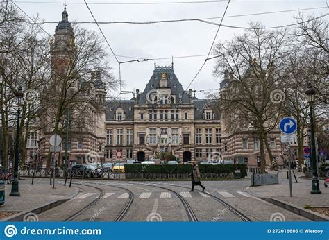 Saint Gilles Brussels Capital Region Belgium Central Avenue Towards