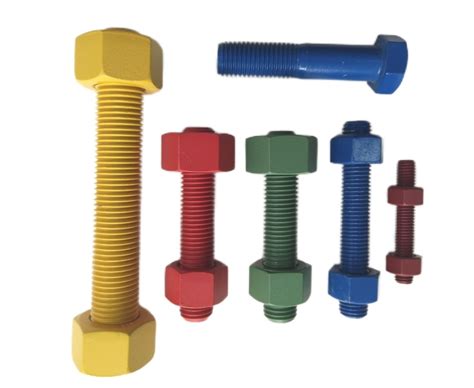 High Tensile PTFE Xylan Teflon Coated Stud Bolts KENENG