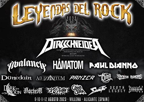 Leyendas Del Rock Cierra Su Cartel Con Paul Di Anno Ex Iron Maiden