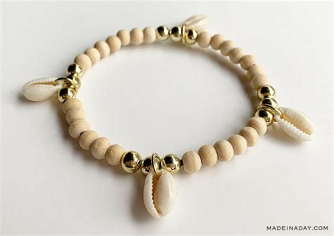 DIY Cowrie Shell Stack Bracelets Made In A Day