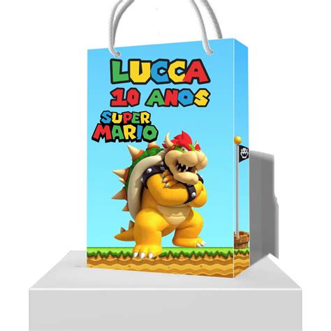 Sacolinhas Personalizadas Personagens Super Mario Bros