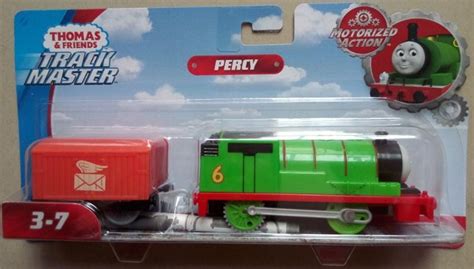 Thomas Friends TrackMaster Percy Motorized Train W Mail Cargo Car