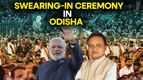 Mohan Majhi Swearing In Ceremony Live Pm Modi Attends Swearing In