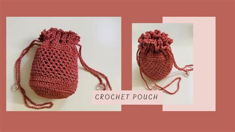 How To Crochet Easy And Beautiful Pouch Youtube