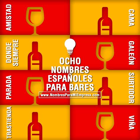 8 Nombres Españoles Para Bares