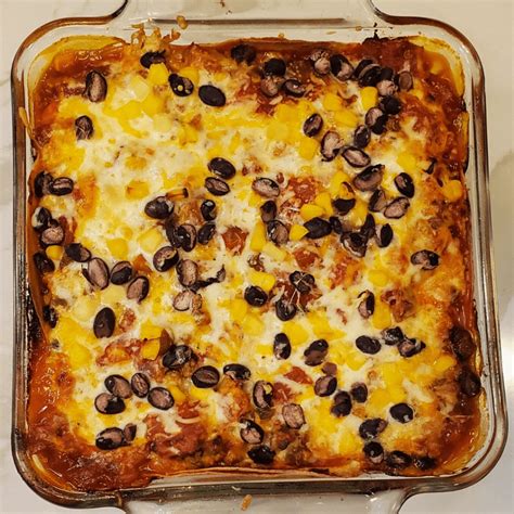 Easy Mexican Lasagne With Tortillas Simply Wanderfull