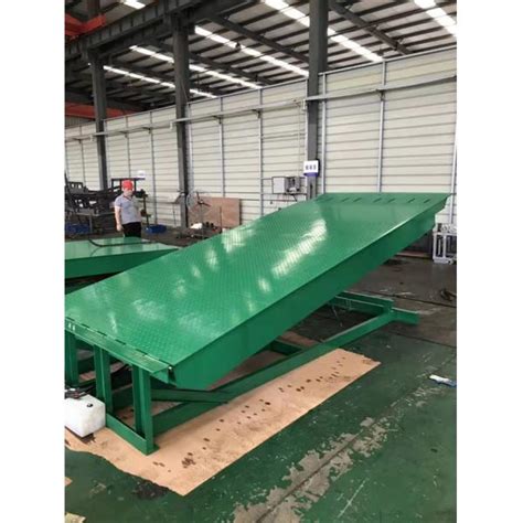 Load And Unload Goods Dock Plate Hydraulic Leveler For Portable Pallet