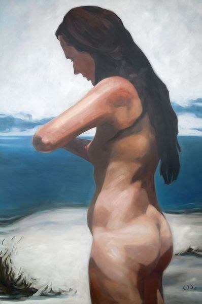 Nude On The Beach Symbolismus Akt M Dchen Malerei Von Daniel