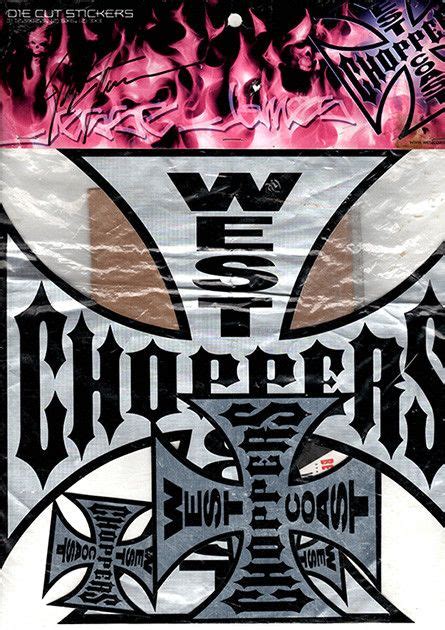 West Coast Choppers Jesse James Autograph Hand Signed WCC 5 Sticker