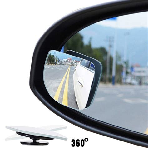 Pair Automobile Hd Degree Wide Angle Adjustable Car Rear View