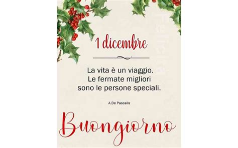 Buongiorno e buon venerdì 1 dicembre 2023 le frasi e le immagini più