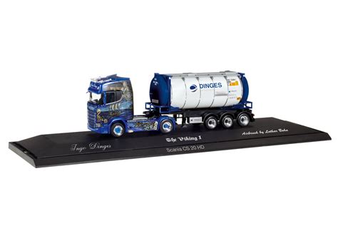 Herpa Scania Cs Hd Tankcontainer Sattelzug Ingo Dinges