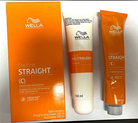 Wella Wellastrate Permanent Straight System Hair Straightening Cream