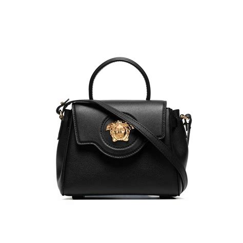 Versace La Medusa Handbag Czarny Female Versace