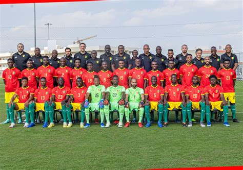 CAN 2023 le maillot du Syli national dévoilé Couleur Guinée