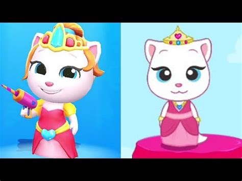 Talking Tom Blast Park Vs Talking Tom Cake Jump Princess Angela