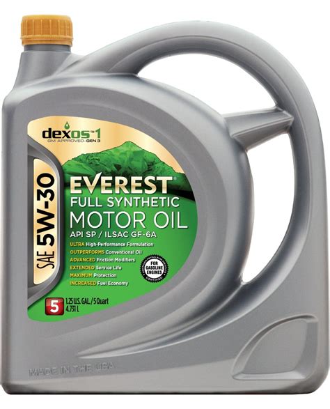 Everest Full Synthetic Dexos Gen Sae W Sp Gf A Motor Oil Lube