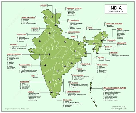 National Parks In India With PDF Map Rivers Location Key Facts