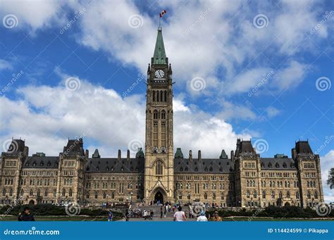 Parliament Buildings of Ottawa, Canada Editorial Stock Image - Image of ...