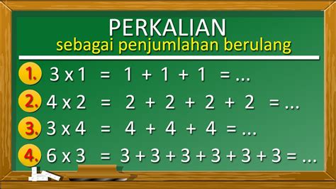 Pelajaran Matematika Kelas 2 Perkalian Sebagai Penjumlahan Berulang