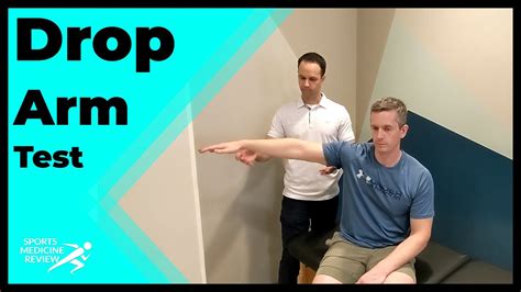 Drop Arm Test For Supraspinatus Tear Youtube