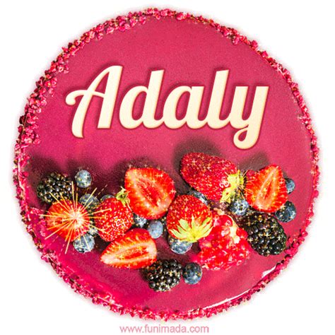 Happy Birthday Adaly GIFs for Her - Download on Funimada.com