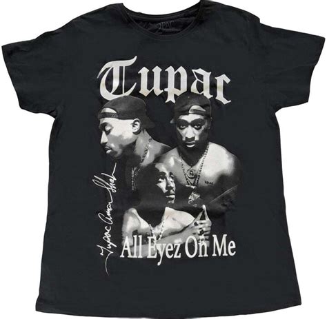 Tupac Shakur All Eyez On Me Cotton T Shirt Shopstyle