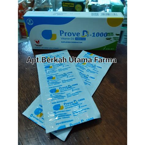 Jual Prove D Iu Box Isi Strip Tablet Shopee Indonesia