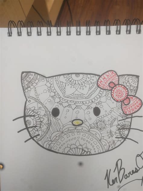 Hello Kitty Mandala By Kerbaresonfire On Deviantart