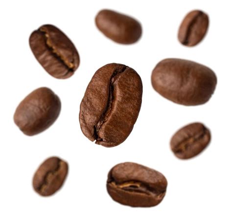 Premium Photo Roasted Coffee Beans On White Background